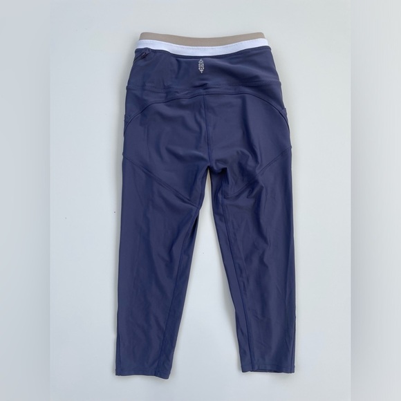 Free People FP Movement Dusty Purple High Rise Ankle Length Leggings Size Small - Picture 2 of 8